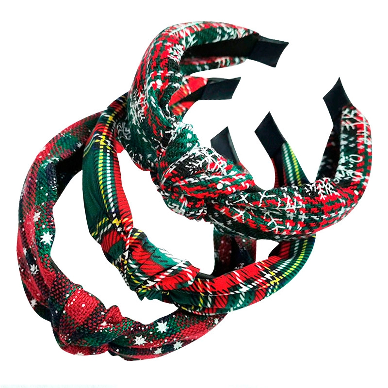 knotted christmas headband