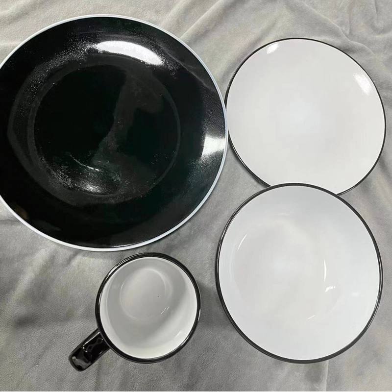 white ceramic crockery