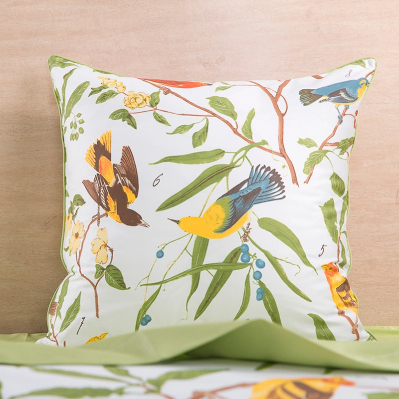 spring garden pillow case