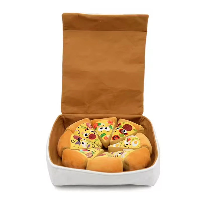 4305157 stuffed squeaky pizza dog toy cheap price wholesale supplier