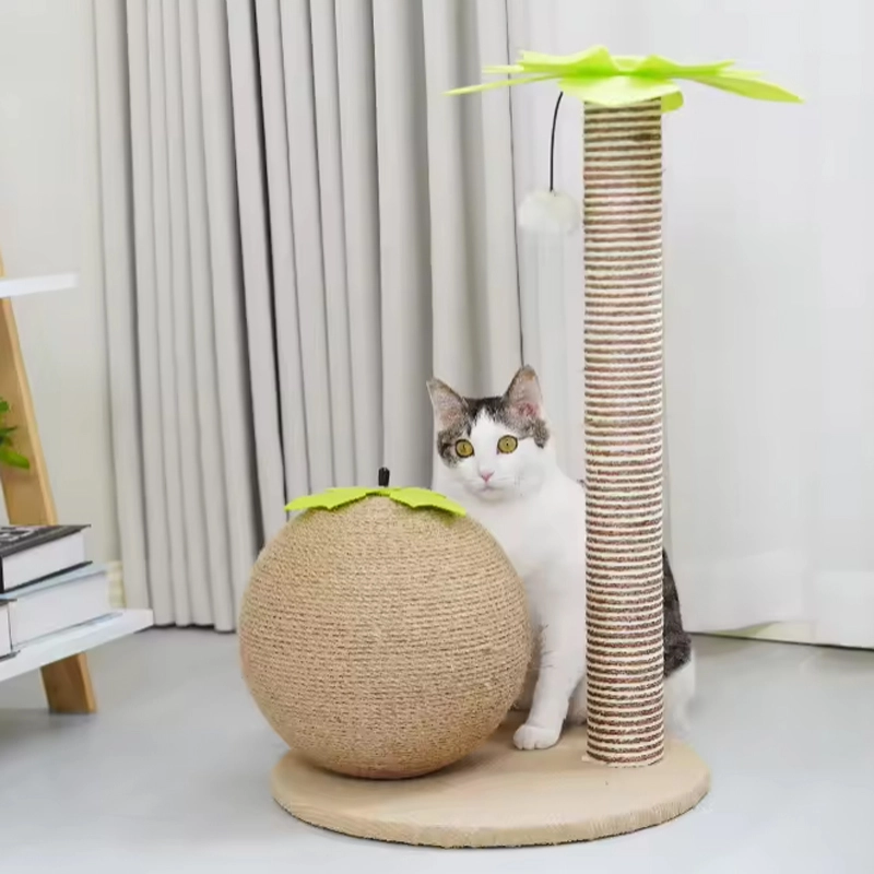 4305267 sisal scratcher cat coconut tree cheap price wholesale supplier