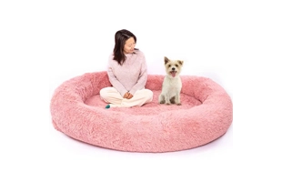 4305284 Cama grande para perro de peluche suave humano de gran tamaño, precio barato, proveedor al por mayor