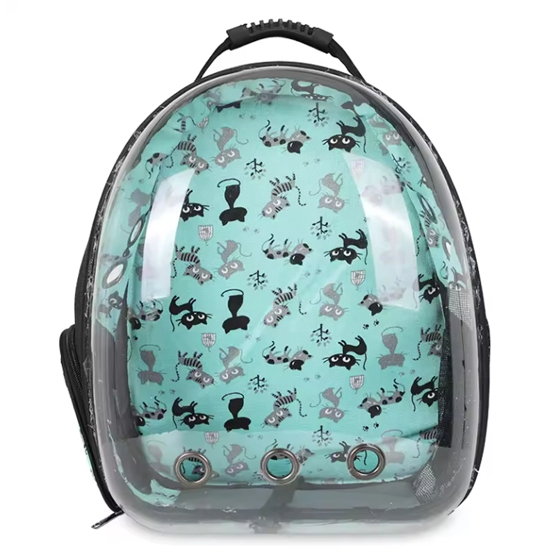 4305311 green portable cat capsule bag with cat image cheap price wholesale supplier